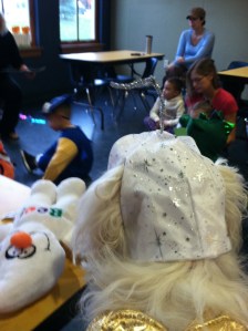 A Halloween themed story-hour at the local library. 